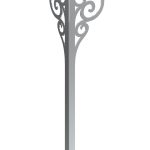 Tischbein Royal chrom