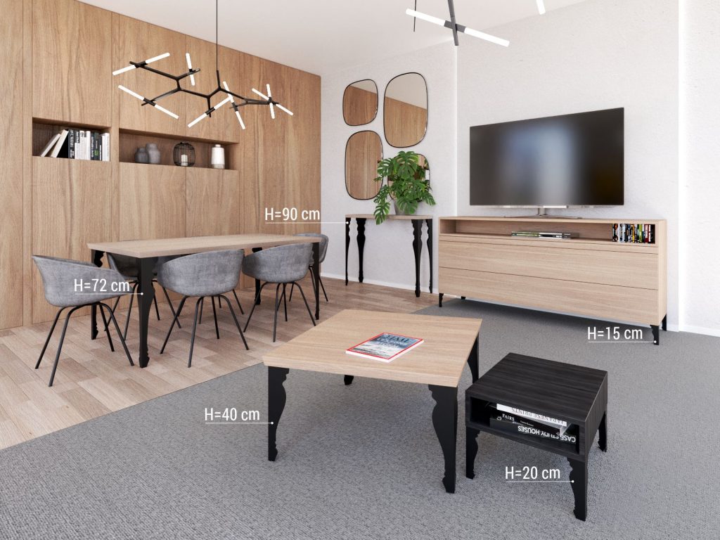 Tischbein Mary 72 cm - Image 3