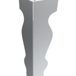 Schrankfuß Charlotte chrom