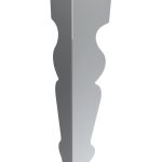 Charlotte Möbelbein in Chrom