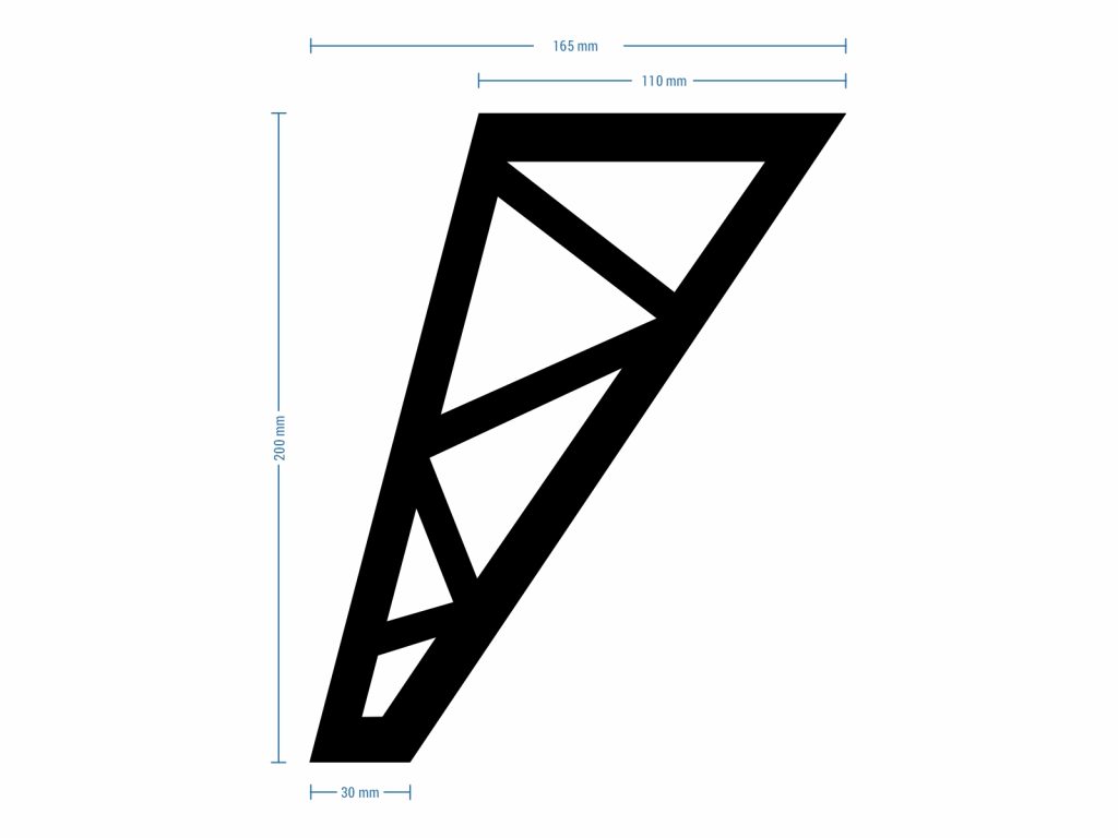 Möbelbein Focus Chrom 20 cm - Image 4