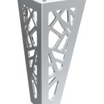 Möbelrollenfuß in Chrom