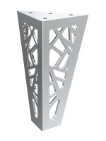 Möbelrollenfuß in Chrom