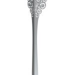 Tischbein Flores chrom