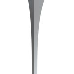 Tischbein Talia Chrom