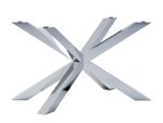 Tischbein unter Glas P Spider Chrome M