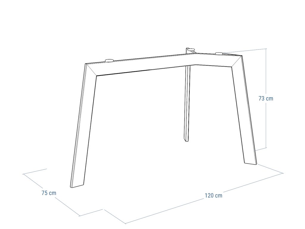 Tischgestell unter Glasplatte Triangle M - Image 4
