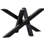 Couchtisch Gestell unter Glasplatte Mediolan M