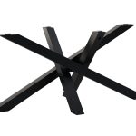 Tischuntergestell unter Glasplatte Mediolan L