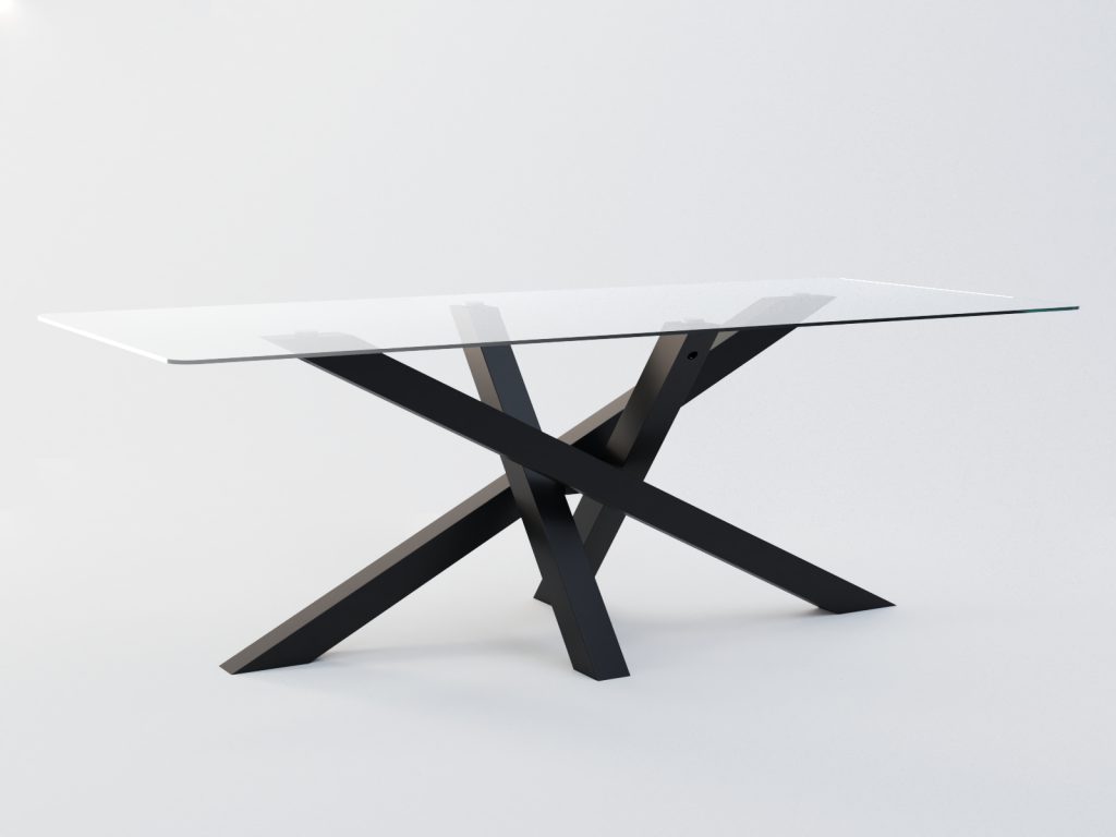 Tischuntergestell unter Glasplatte Mediolan L - Image 3