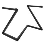 Tischgestell unter Glasplatte Gibli