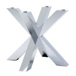 Tischbein unter Glas Pajak Schweres Chrom S