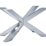 Edelstahl Tischbein Chrom Spider Heavy M