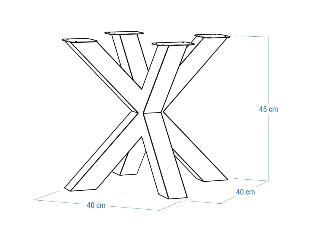 Couchtisch Gestell Spinne Slim Chrom S - Image 5