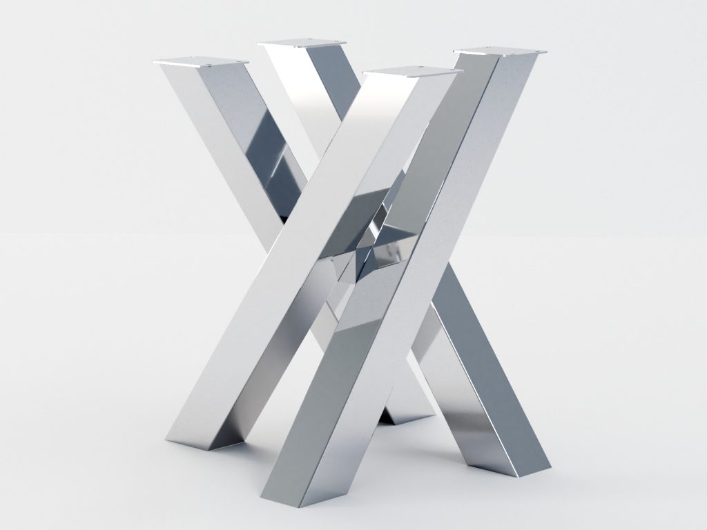 Couchtisch Gestell aus Edelstahl Mediolan S - Image 2