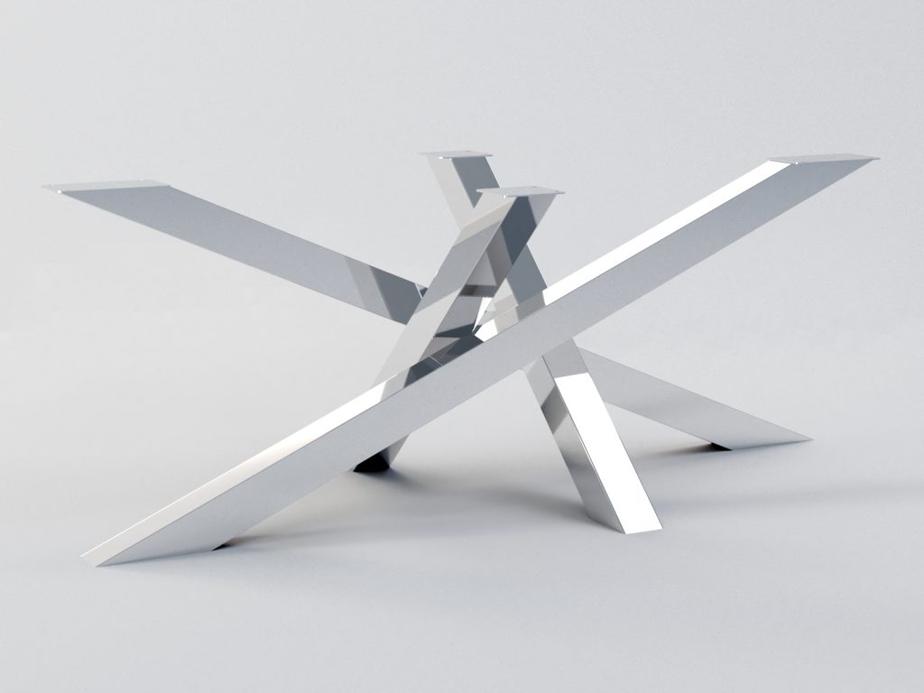 Couchtisch Gestell aus Edelstahl Mediolan L - Image 2