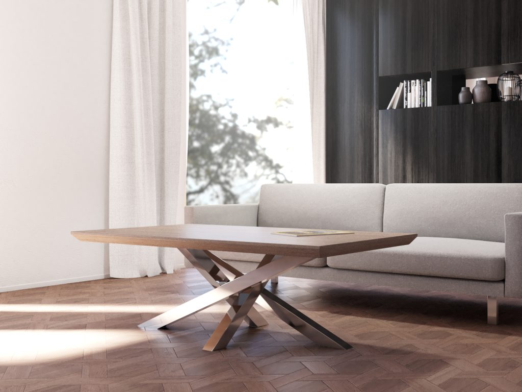 Couchtisch Gestell aus Edelstahl Mediolan L - Image 3