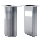 Tischgestell aus Edelstahl Torto S