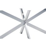 Tischuntergestell aus Edelstahl Cross L