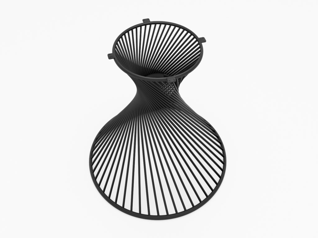 Tischgestell Metall Twist Loft - Image 3