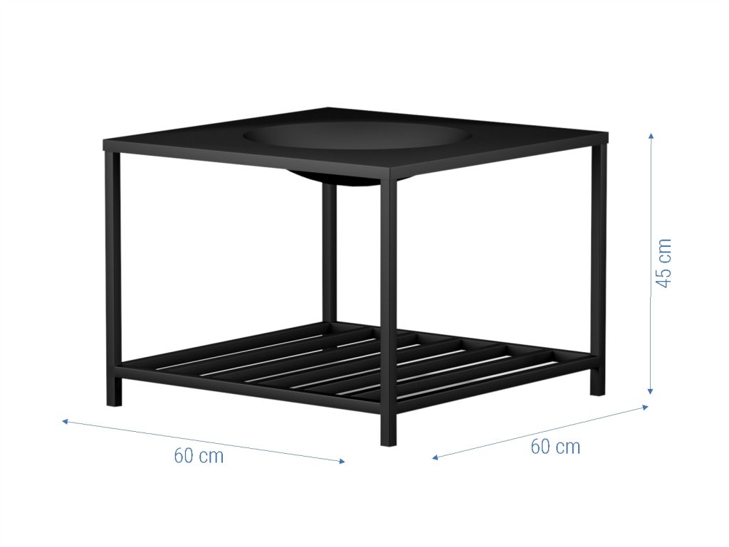 Feuerschale Concava 60x60x45 cm - Image 3