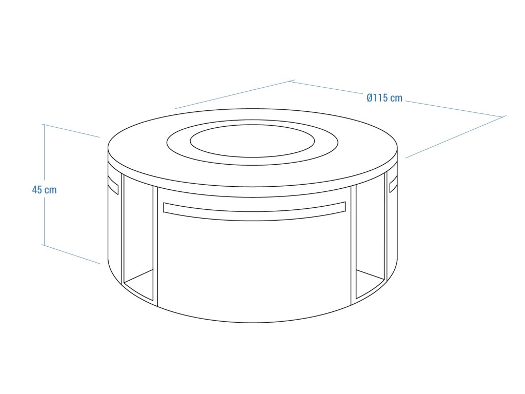 Garten Feuerschale Tabo - Image 4