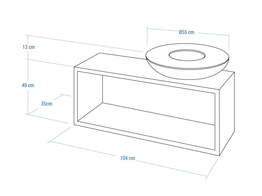 Garten Feuerschale Somme - Image 4