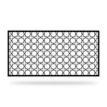 Zaunelement mit Dekor A 12