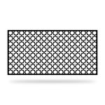 Zaunelement mit Dekor A 25