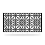 Zaunelement mit Dekor A 4