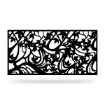 Zaunelement mit Dekor Bot 02