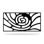 Zaunelement mit Dekor Bot 21