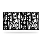 Zaunelement mit Dekor Bot 26