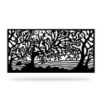 Zaunelement mit Dekor Bot 27