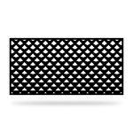 Zaunelement mit Dekor Geo 04