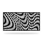 Zaunelement mit Dekor Geo 05