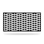 Zaunelement mit Dekor Geo 10