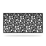 Zaunelement mit Dekor Geo 17