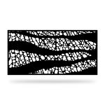 Zaunelement mit Dekor Geo 22