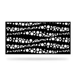 Zaunelement mit Dekor Geo 23