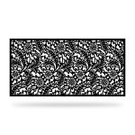 Zaunelement mit Dekor Klas 04