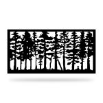 Zaunelement mit Dekor Nat 04