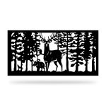 Zaunelement mit Dekor Nat 06