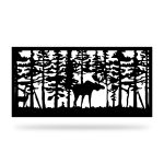 Zaunelement mit Dekor Nat 07