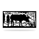 Zaunelement mit Dekor Nat 12