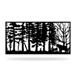 Zaunelement mit Dekor Nat 14