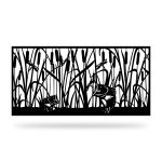 Zaunelement mit Dekor Nat 16