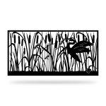 Zaunelement mit Dekor Nat 18