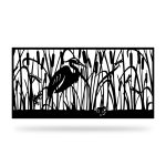 Zaunelement mit Dekor Nat 19