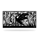 Zaunelement mit Dekor Nat 20